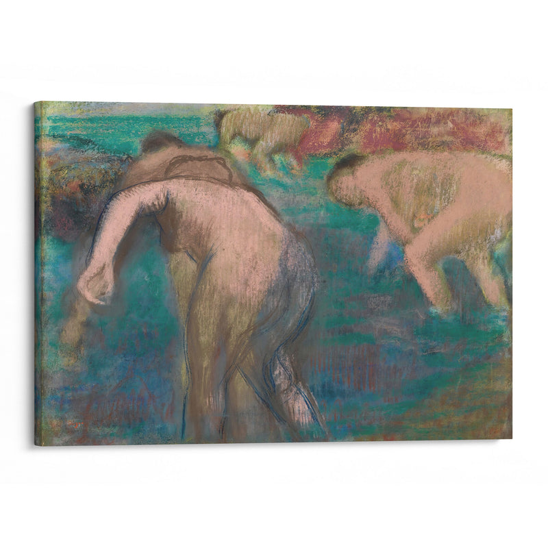 Femmes Au Bain (circa 1890-9) - Edgar Degas - Canvas Print