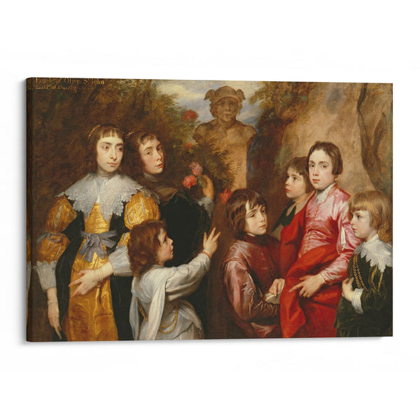 A Family Group (between 1634 and 1635) - Anthony van Dyck - Canvas Print