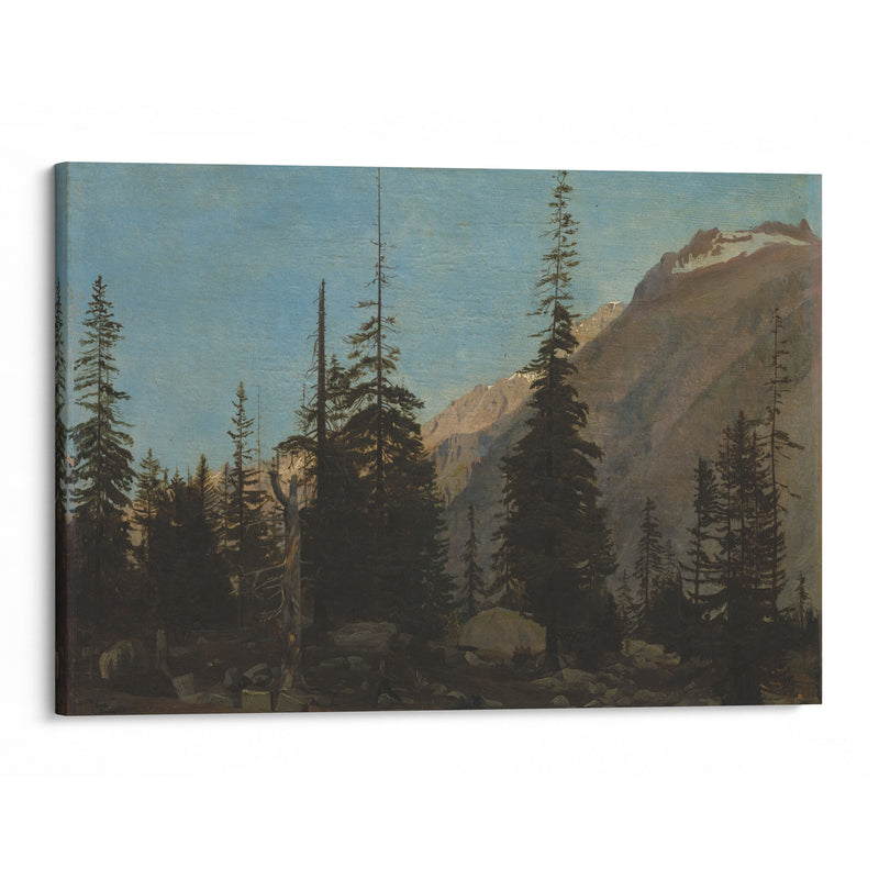 Alpine Landscape,  The Handegg, Switzerland (1850s) - Jean-Léon Gérôme - Canvas Print