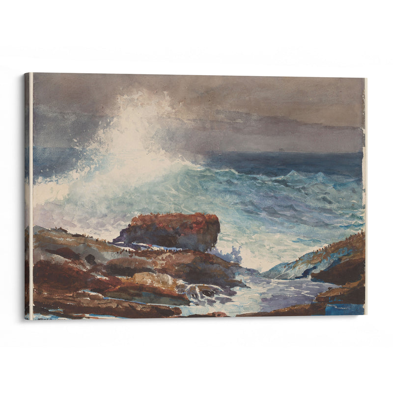 Incoming Tide, Scarboro, Maine (1883) - Winslow Homer - Canvas Print