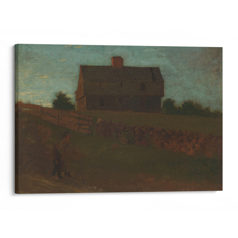 Garrison House, York, Maine (1875) - Winslow Homer - Canvas Print