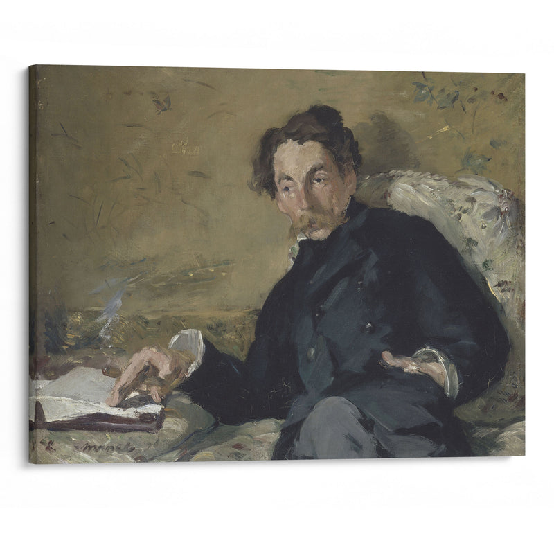 Stéphane Mallarmé (1876) - Édouard Manet - Canvas Print