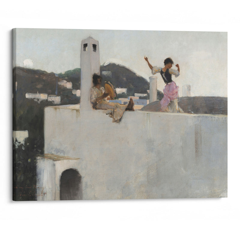 Capri Girl on a Rooftop (1878) - John Singer Sargent - Canvas Print