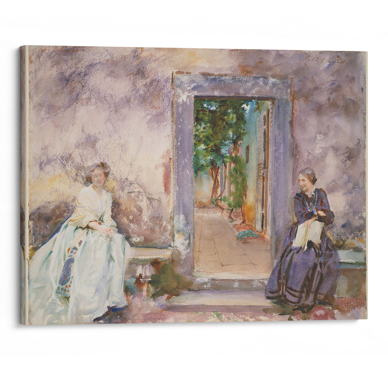 The Garden Wall (1910) - John Singer Sargent - Canvas Print