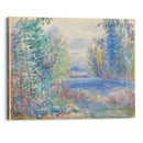 River Landscape (1890) - Pierre-Auguste Renoir - Canvas Print
