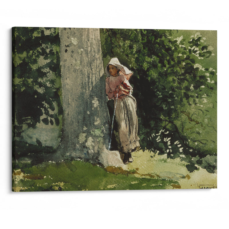 Weary (circa 1878) - Winslow Homer - Canvas Print