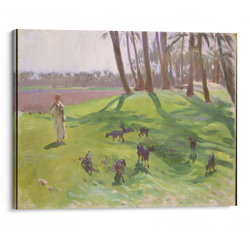 Landscape with Goatherd (between 1890 and 1891) - John Singer Sargent - Canvas Print