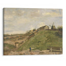 The hill of Montmartre with stone quarry (1886) - Vincent van Gogh - Canvas Print