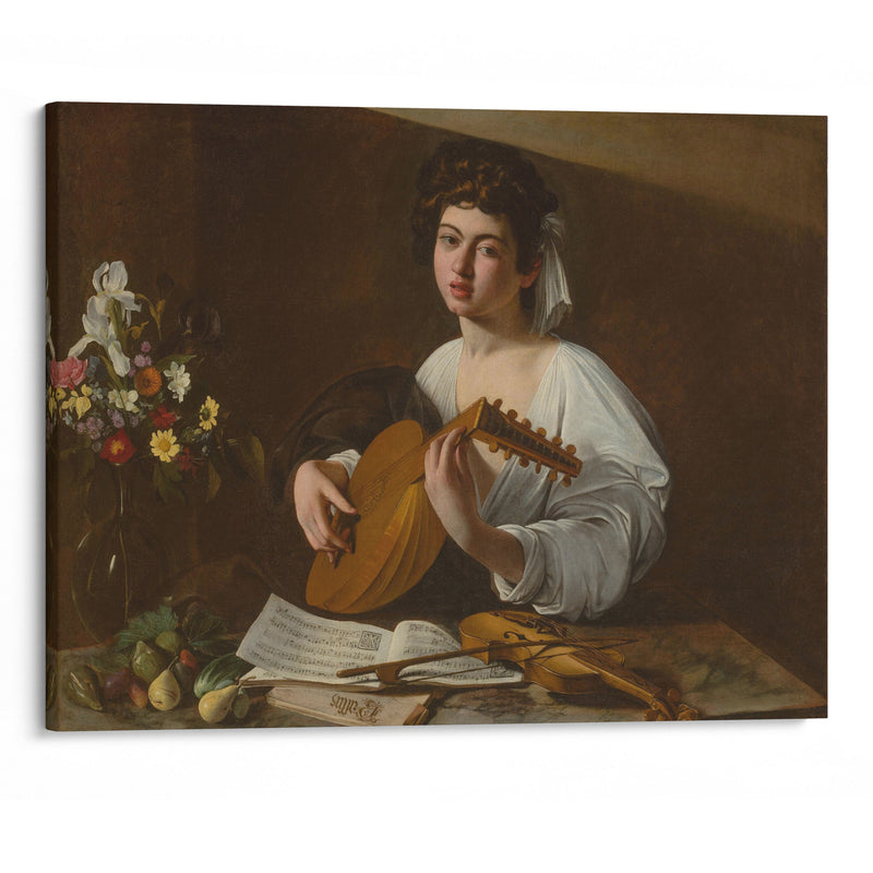 The Lute Player (circa 1595) - Caravaggio - Canvas Print