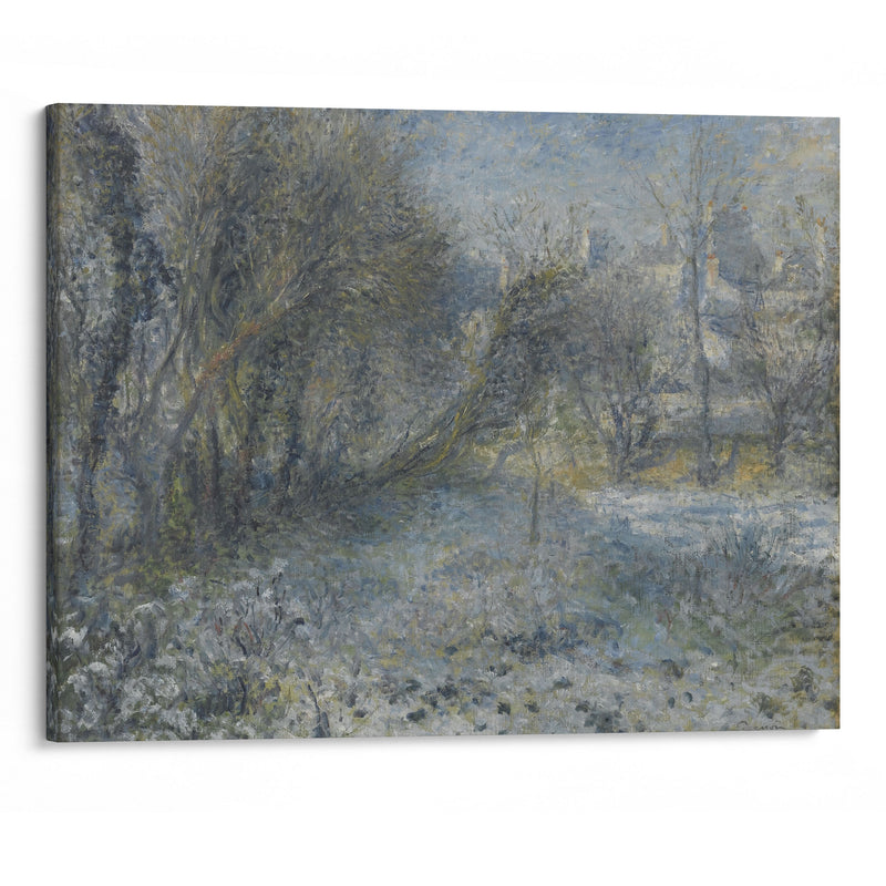 Snow-covered Landscape (1875) - Pierre-Auguste Renoir - Canvas Print