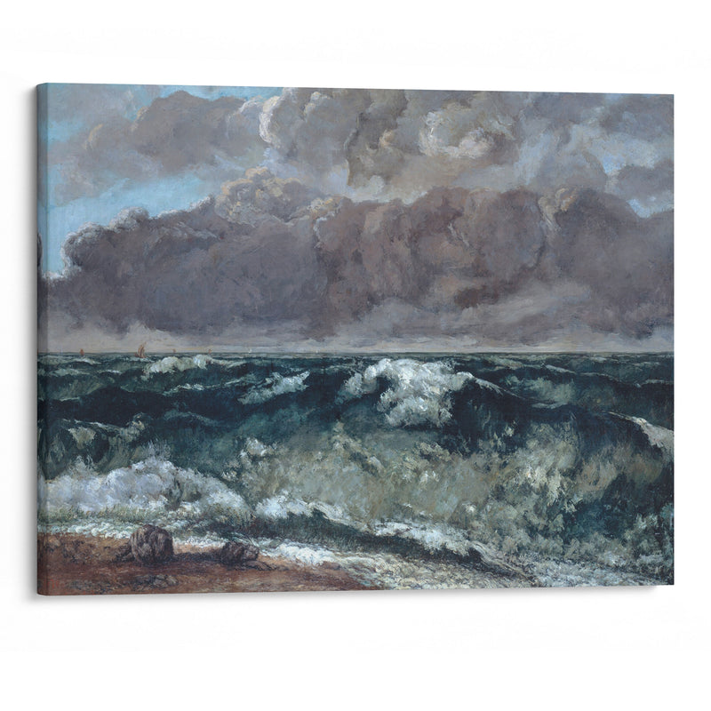 The Wave (between 1869 and 1870) - Gustave Courbet - Canvas Print