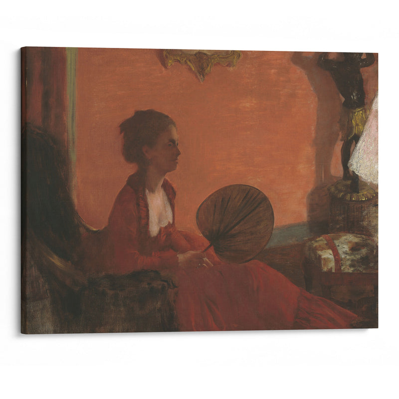 Madame Camus (1869-1870) - Edgar Degas - Canvas Print