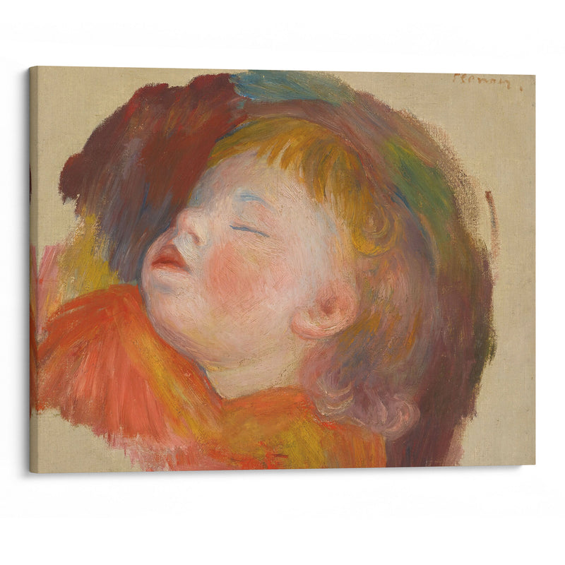 Enfant Endormi (circa 1895) - Pierre-Auguste Renoir - Canvas Print