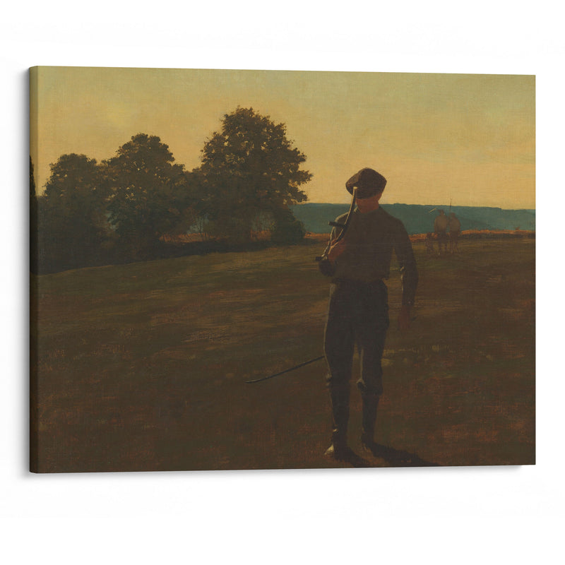 Man with a Scythe (ca 1869) - Winslow Homer - Canvas Print