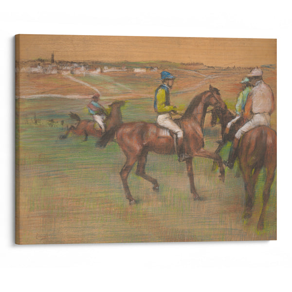 Race Horses (ca. 1885–88) - Edgar Degas - Canvas Print