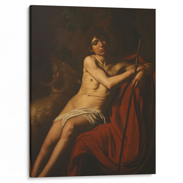 Saint John the Baptist (1609-1610) - Caravaggio - Canvas Print