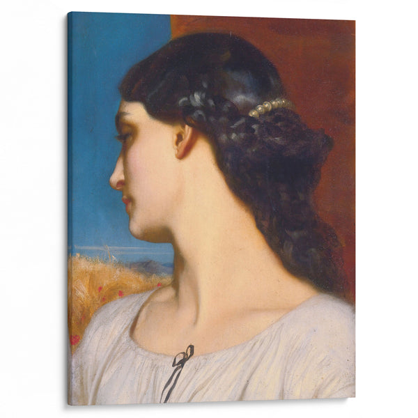 La Nanna (Sunny Hours) - Frederic Leighton - Canvas Print
