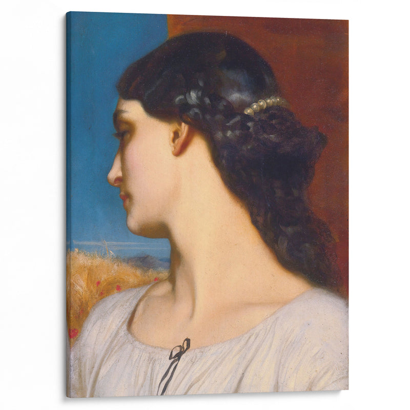 La Nanna (Sunny Hours) - Frederic Leighton - Canvas Print
