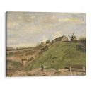 The hill of Montmartre with stone quarry (1886) - Vincent van Gogh - Canvas Print