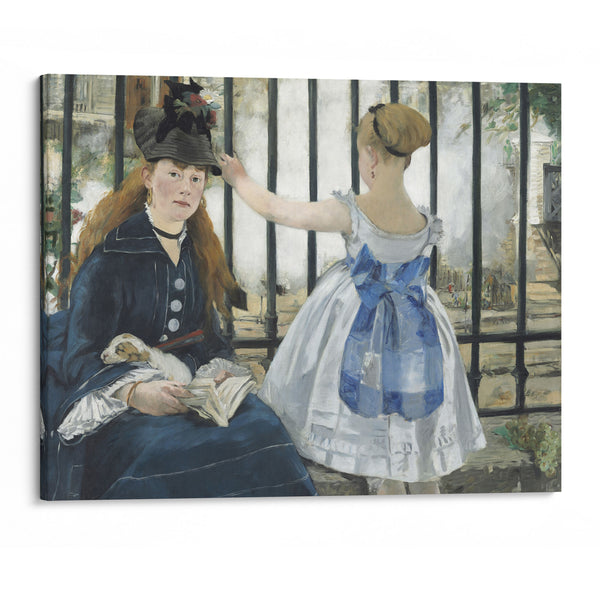 The Railway (1873) - Édouard Manet - Canvas Print