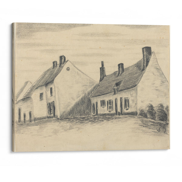 The Zandmennik House (c. 1879-1880) - Vincent van Gogh - Canvas Print