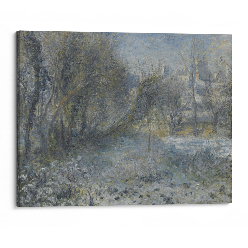 Snow-covered Landscape (1875) - Pierre-Auguste Renoir - Canvas Print