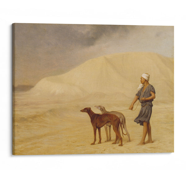 On the Desert (ca 1867) - Jean-Léon Gérôme - Canvas Print