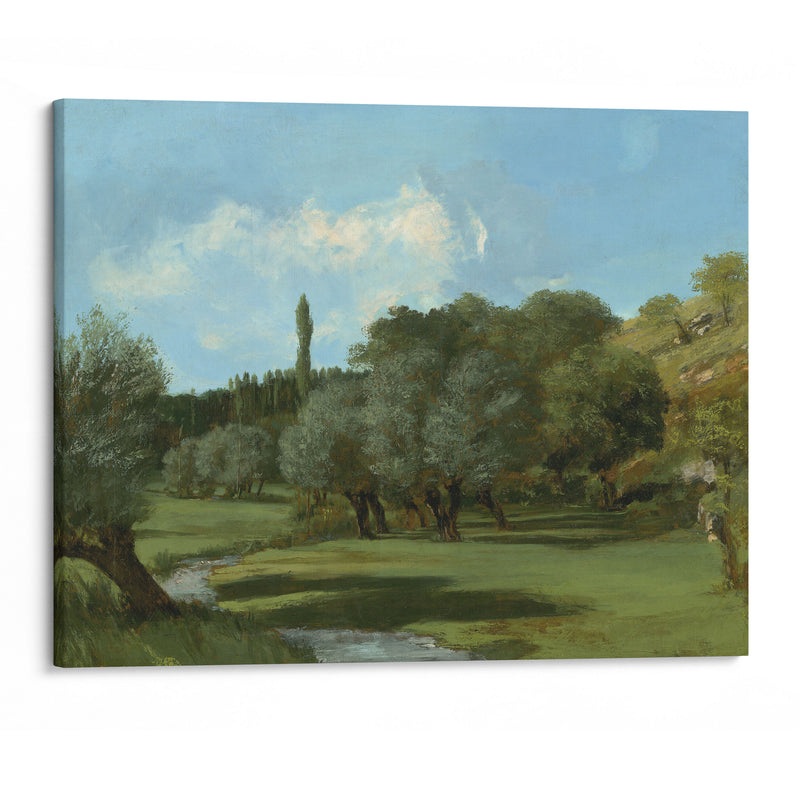 La Bretonnerie in the Department of Indre (1856) - Gustave Courbet - Canvas Print