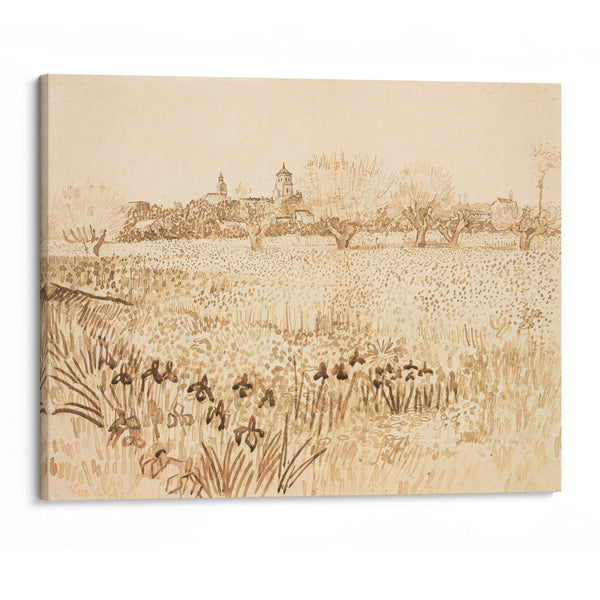 View of Arles (1888) - Vincent van Gogh - Canvas Print