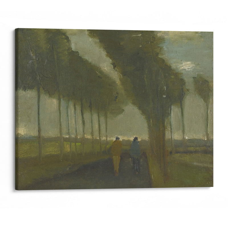 L’allée Aux Deux Promeneurs (1883) - Vincent van Gogh - Canvas Print - UAIO LMT