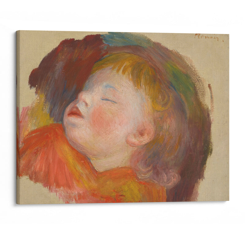 Enfant Endormi (circa 1895) - Pierre-Auguste Renoir - Canvas Print