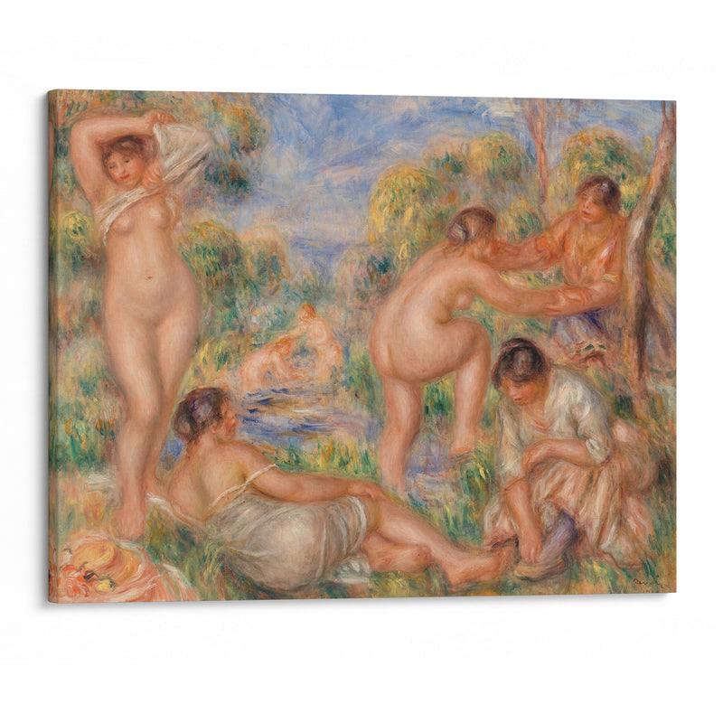 Bathing Group (1916) - Pierre-Auguste Renoir - Canvas Print