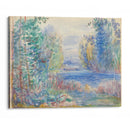 River Landscape (1890) - Pierre-Auguste Renoir - Canvas Print