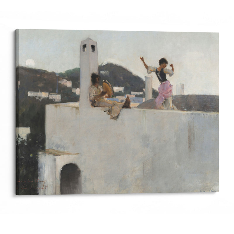 Capri Girl on a Rooftop (1878) - John Singer Sargent - Canvas Print