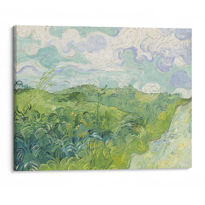 Green Wheat Fields, Auvers (1890) - Vincent van Gogh - Canvas Print - UAIO LMT