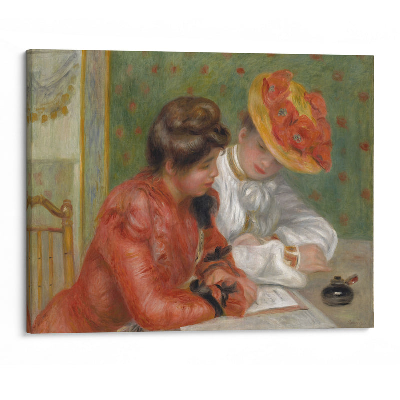 The Letter (c. 1895–1900) - Pierre-Auguste Renoir - Canvas Print