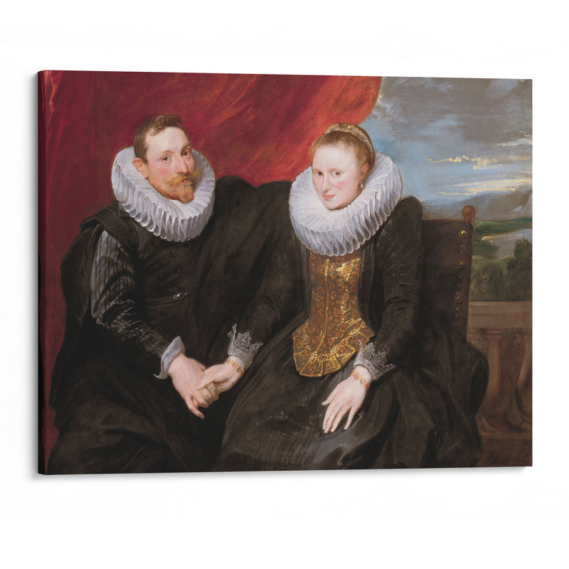 A Married Couple (circa 1620) - Anthony van Dyck - Canvas Print