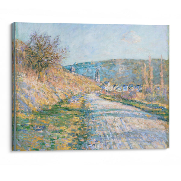 The Road to Vétheuil (1879) - Claude Monet - Canvas Print