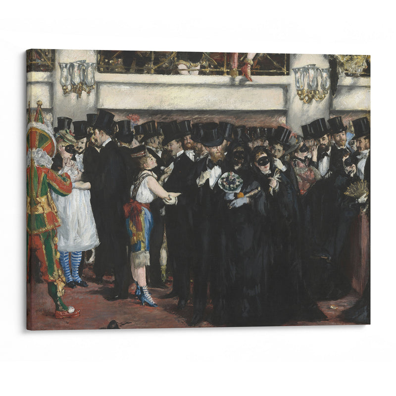 Masked Ball at the Opera (1873) - Édouard Manet - Canvas Print