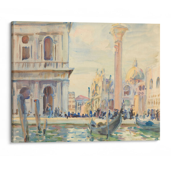 The Piazzetta (c. 1911) - John Singer Sargent - Canvas Print