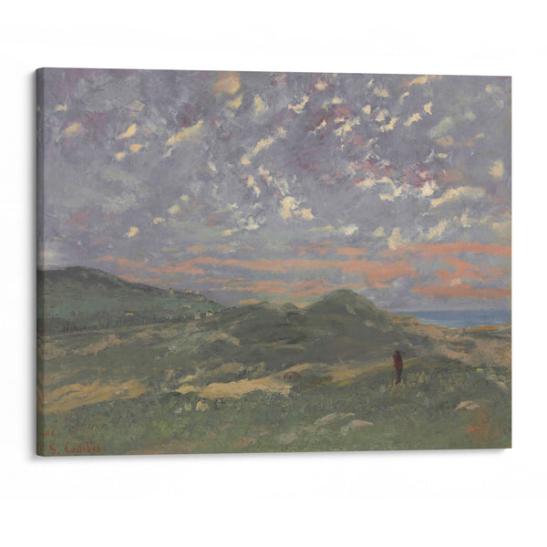 Les Dunes De Deauville (1866) - Gustave Courbet - Canvas Print