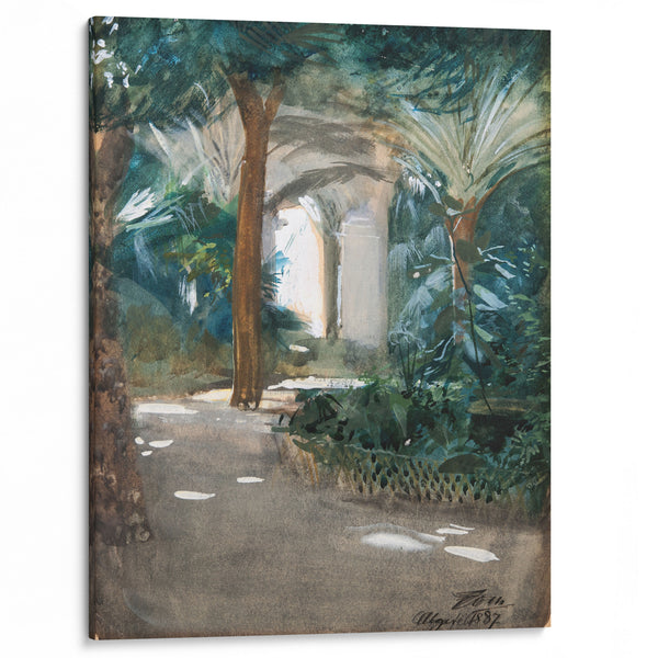 Garden in Algiers (1887) - Anders Zorn - Canvas Print