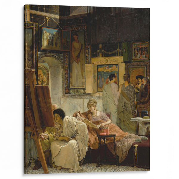 A Picture Gallery - Lawrence Alma-Tadema - Canvas Print