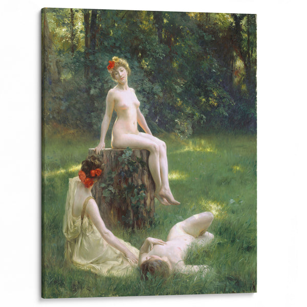 The Glade (1900) - Julius Leblanc Stewart - Canvas Print