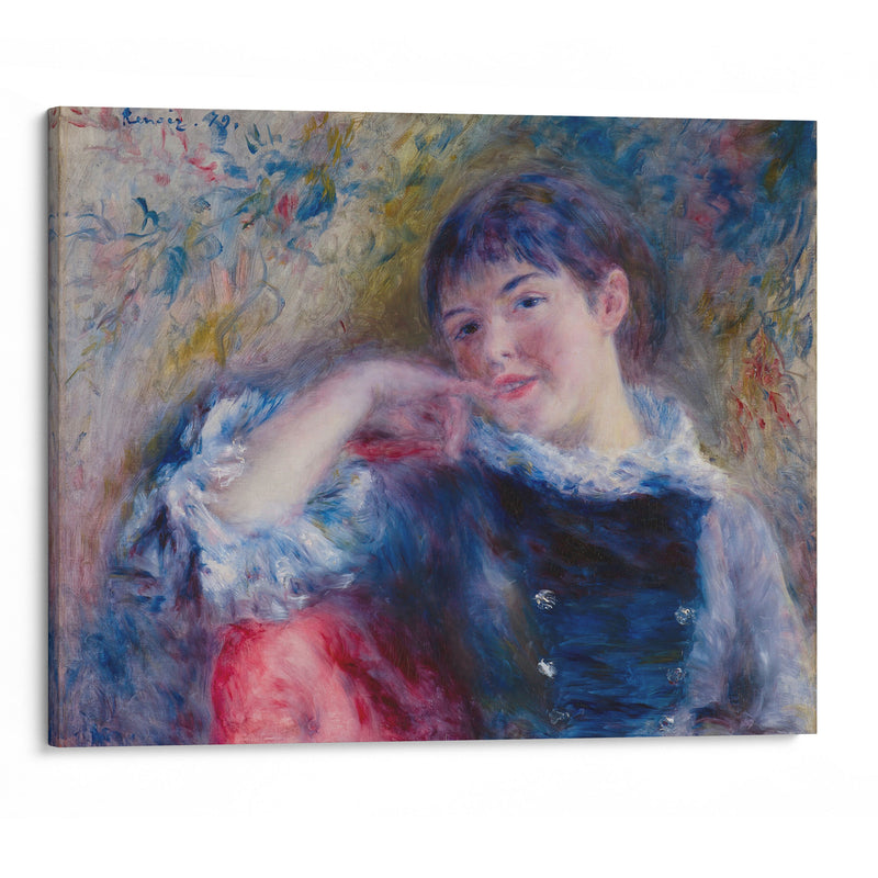 The Dreamer (1879) - Pierre-Auguste Renoir - Canvas Print