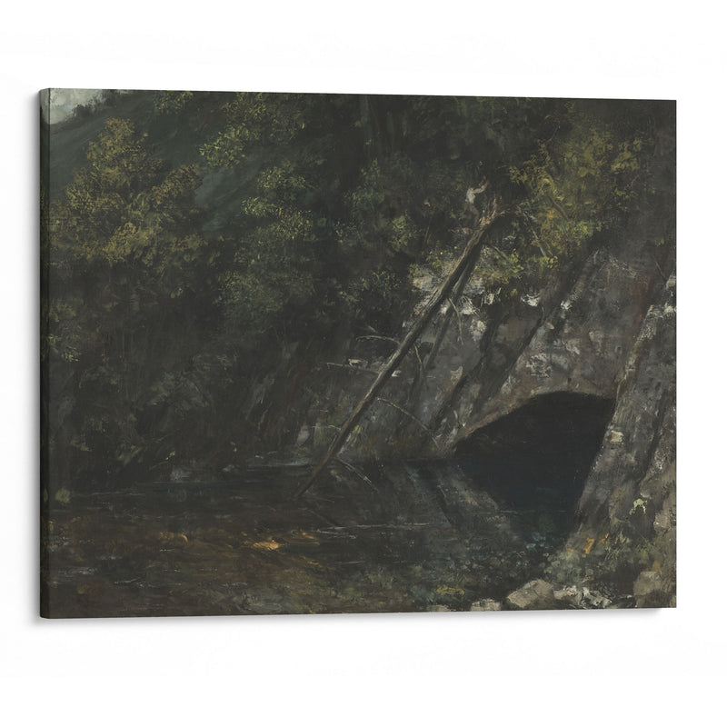 Landscape from La Source Bleue (1872) - Gustave Courbet - Canvas Print