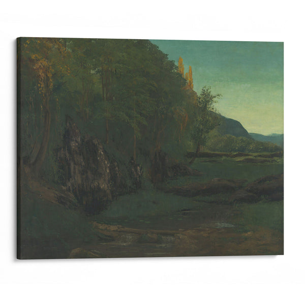 Landscape From Jura (1868) - Gustave Courbet - Canvas Print