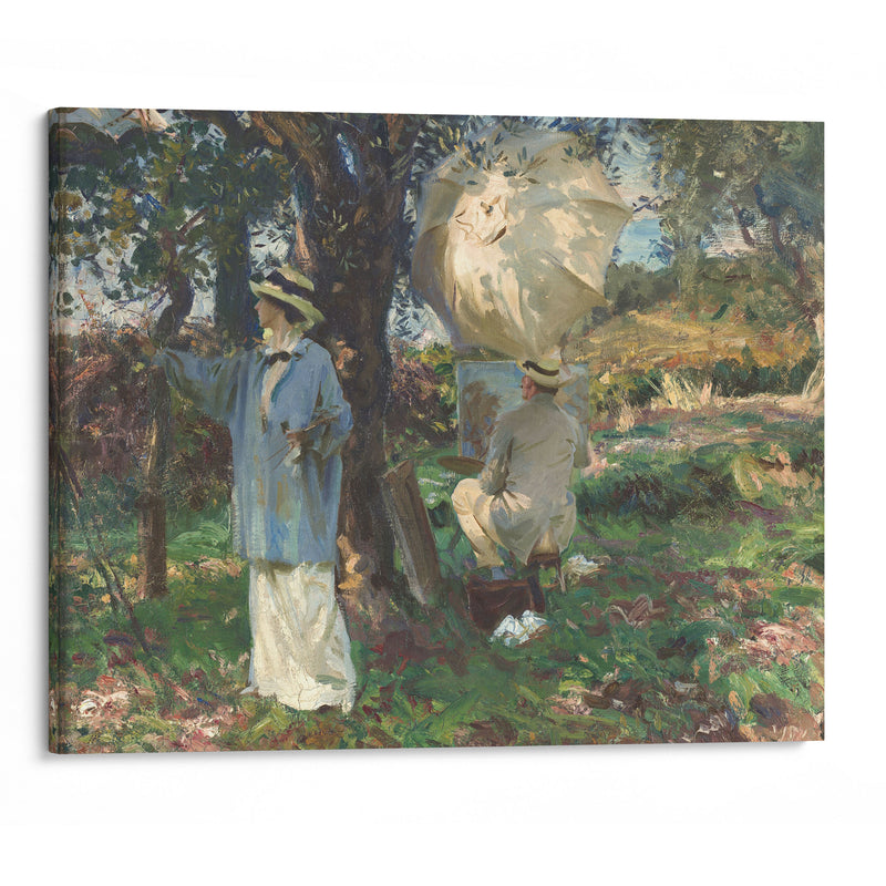 The Sketchers (1913) - John Singer Sargent - Canvas Print