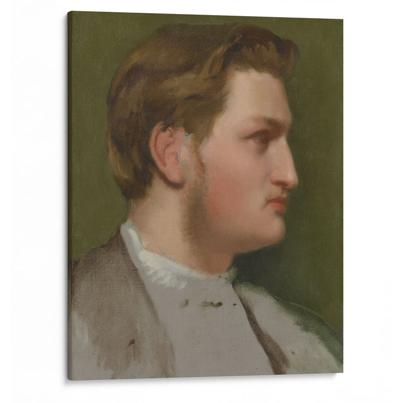 Portrait of Paul Valpinçon (c. 1855) - Edgar Degas - Canvas Print