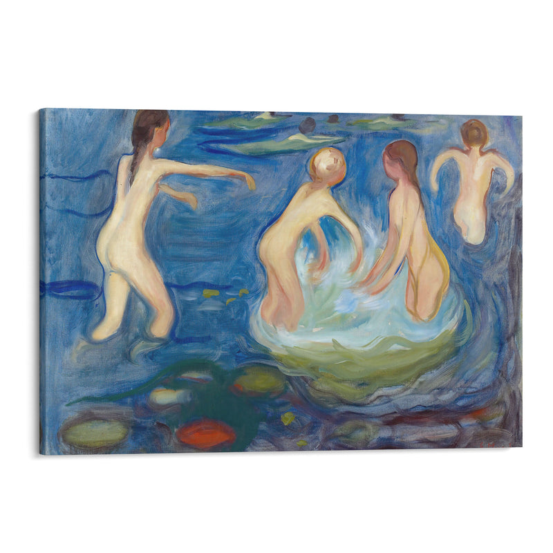 Bathing Girls (1897–99) - Edvard Munch - Canvas Print